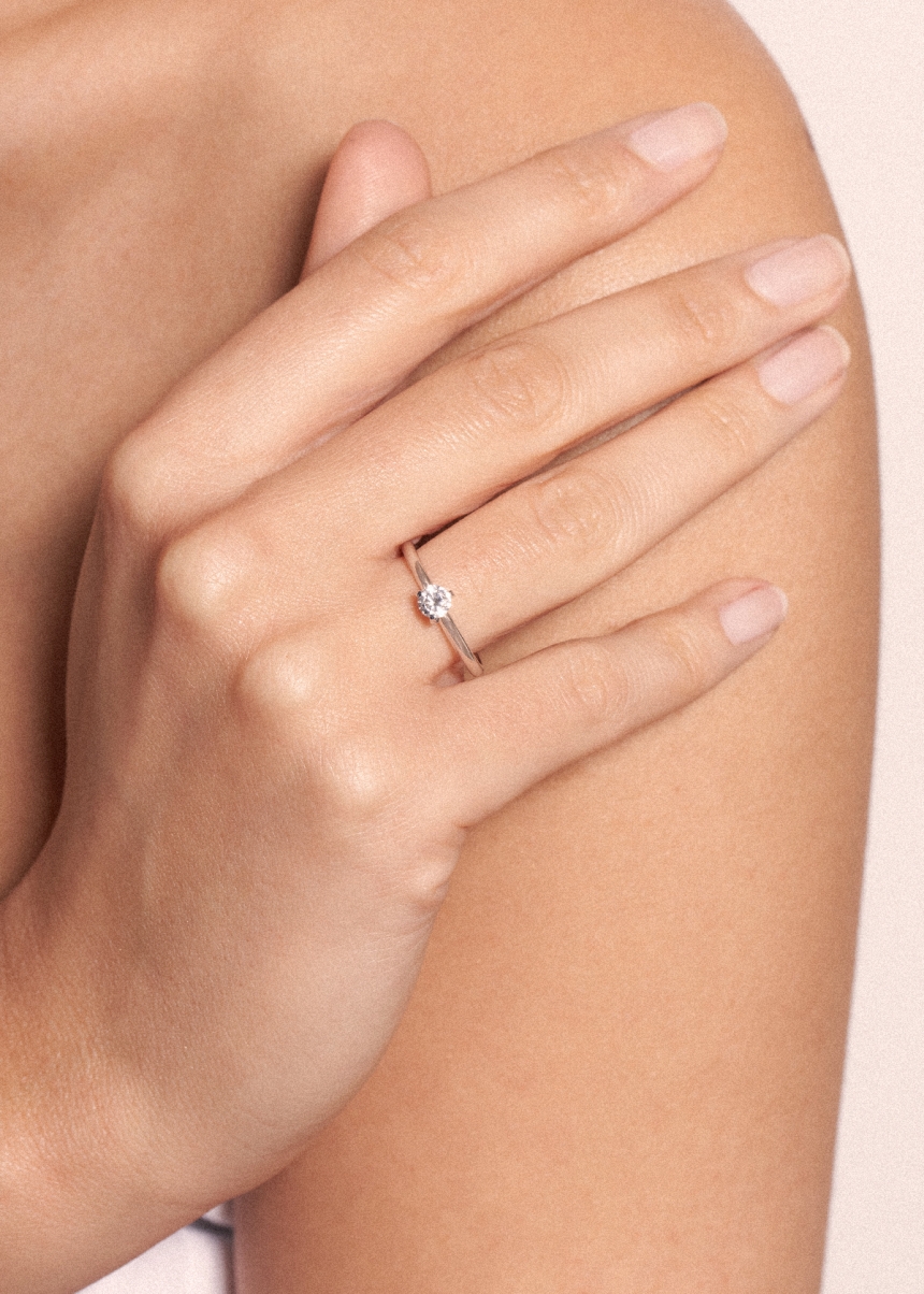 be mine maria white engagement ring