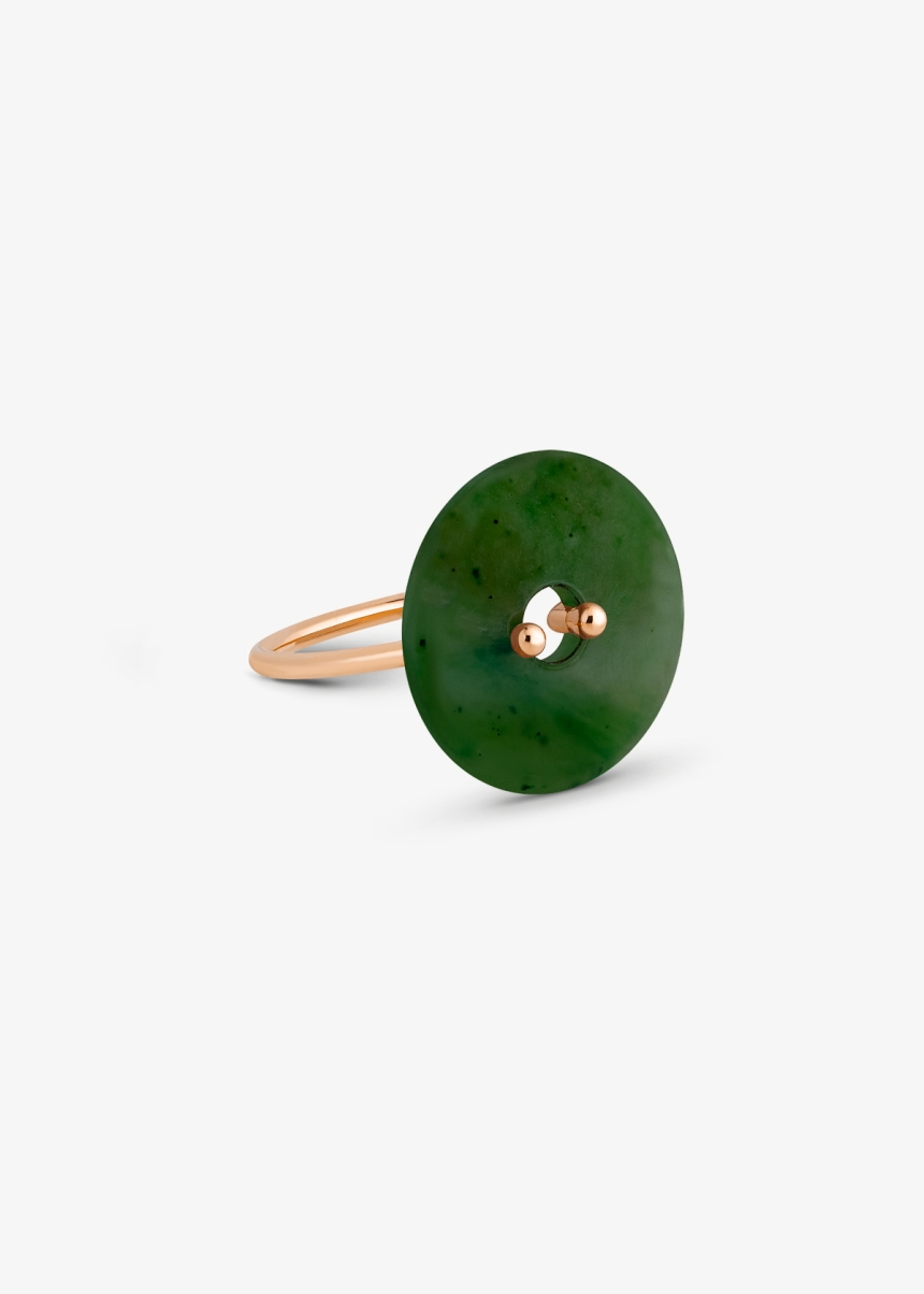 donut jade ring