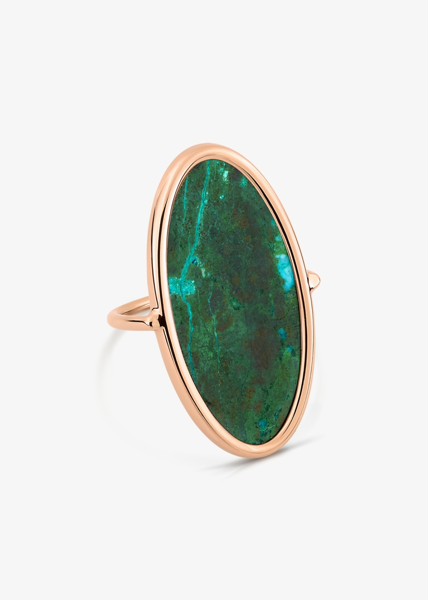 ellipse chrysocolle ring
