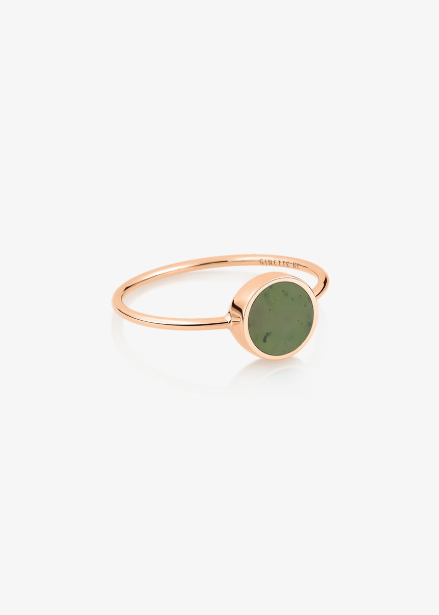 mini ever jade disc ring