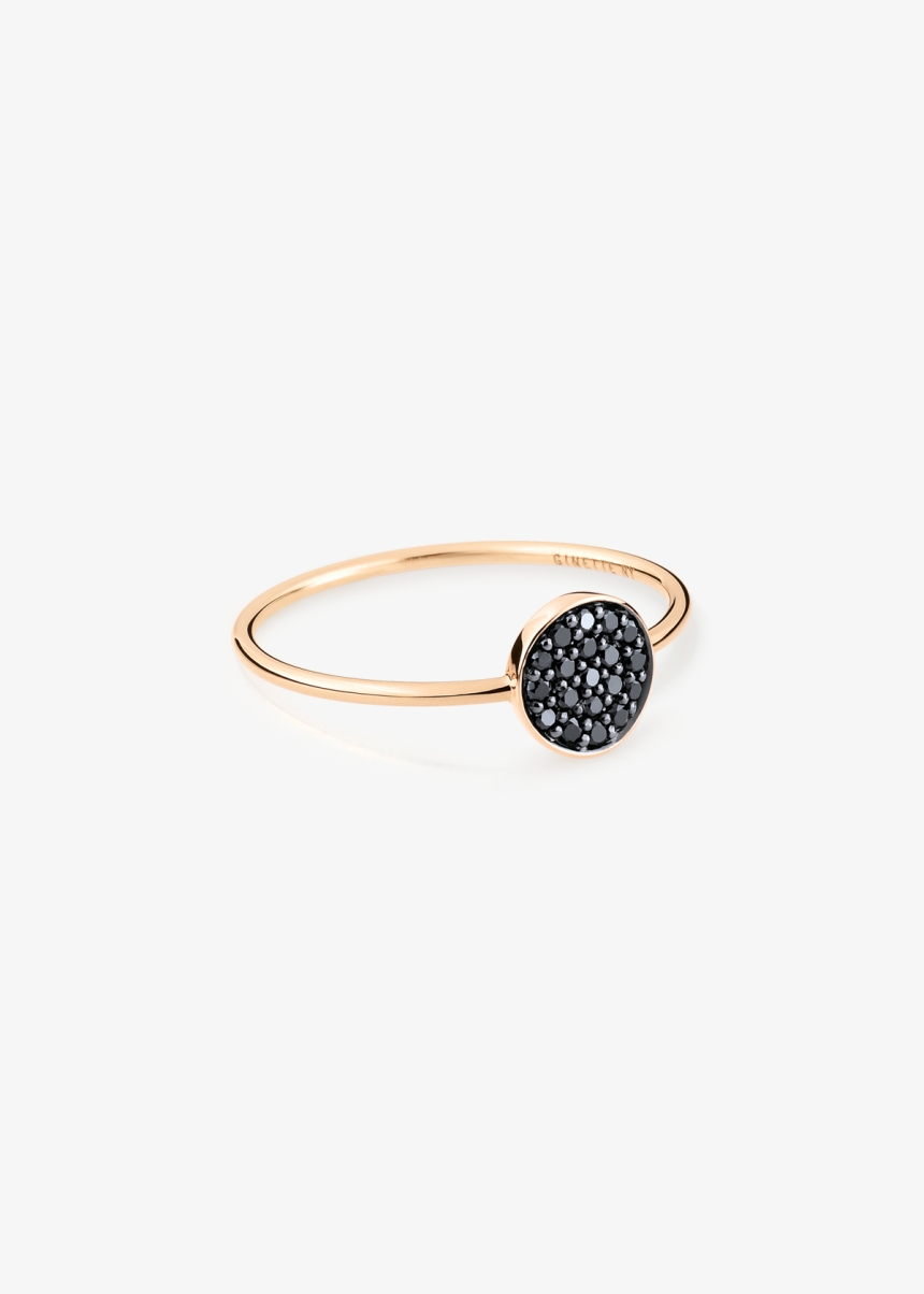 mini black diamond ever disc ring