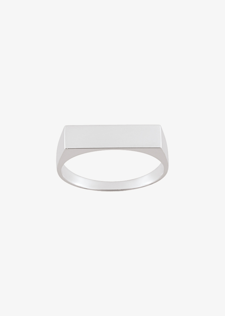 baguette signet ring