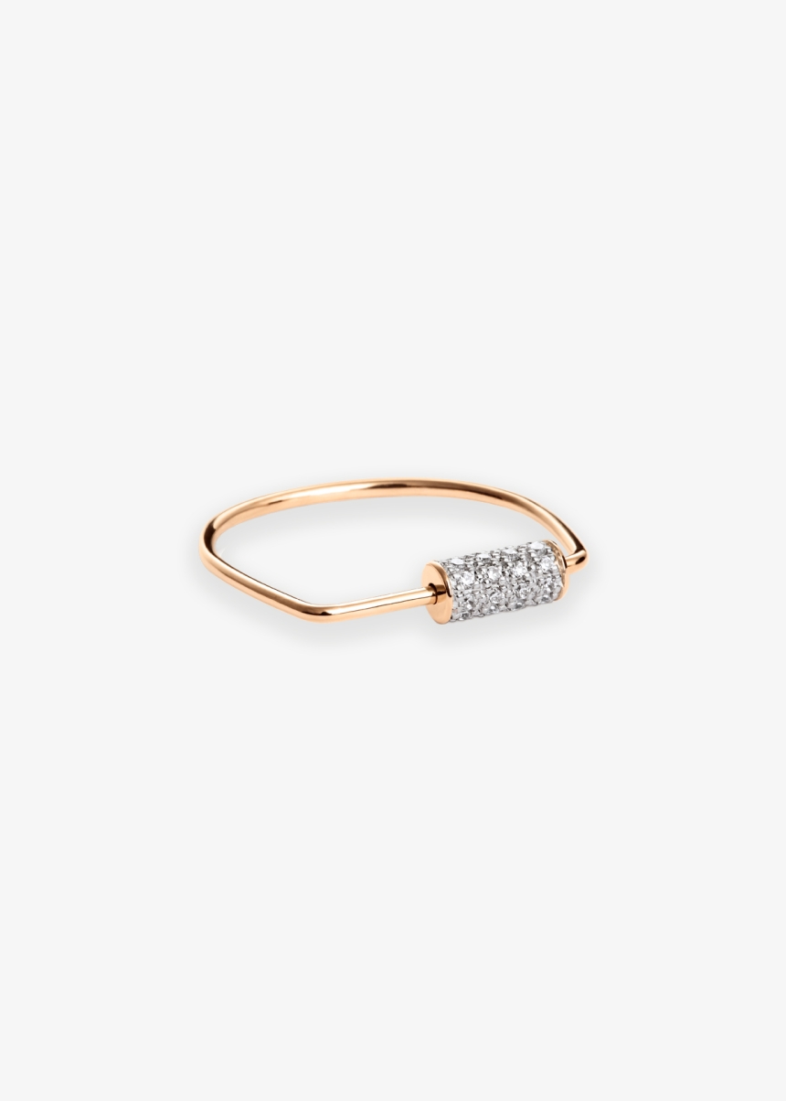 mini straw diamond  ring