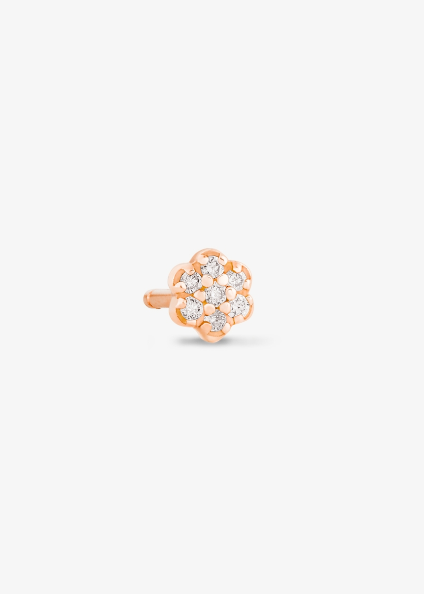 be mine lotus solo mini diamond stud