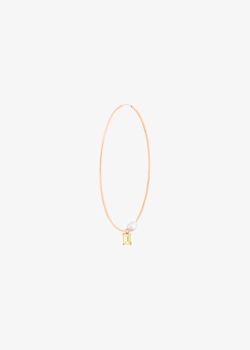 solo jumbo cocktail lemon quartz hoop