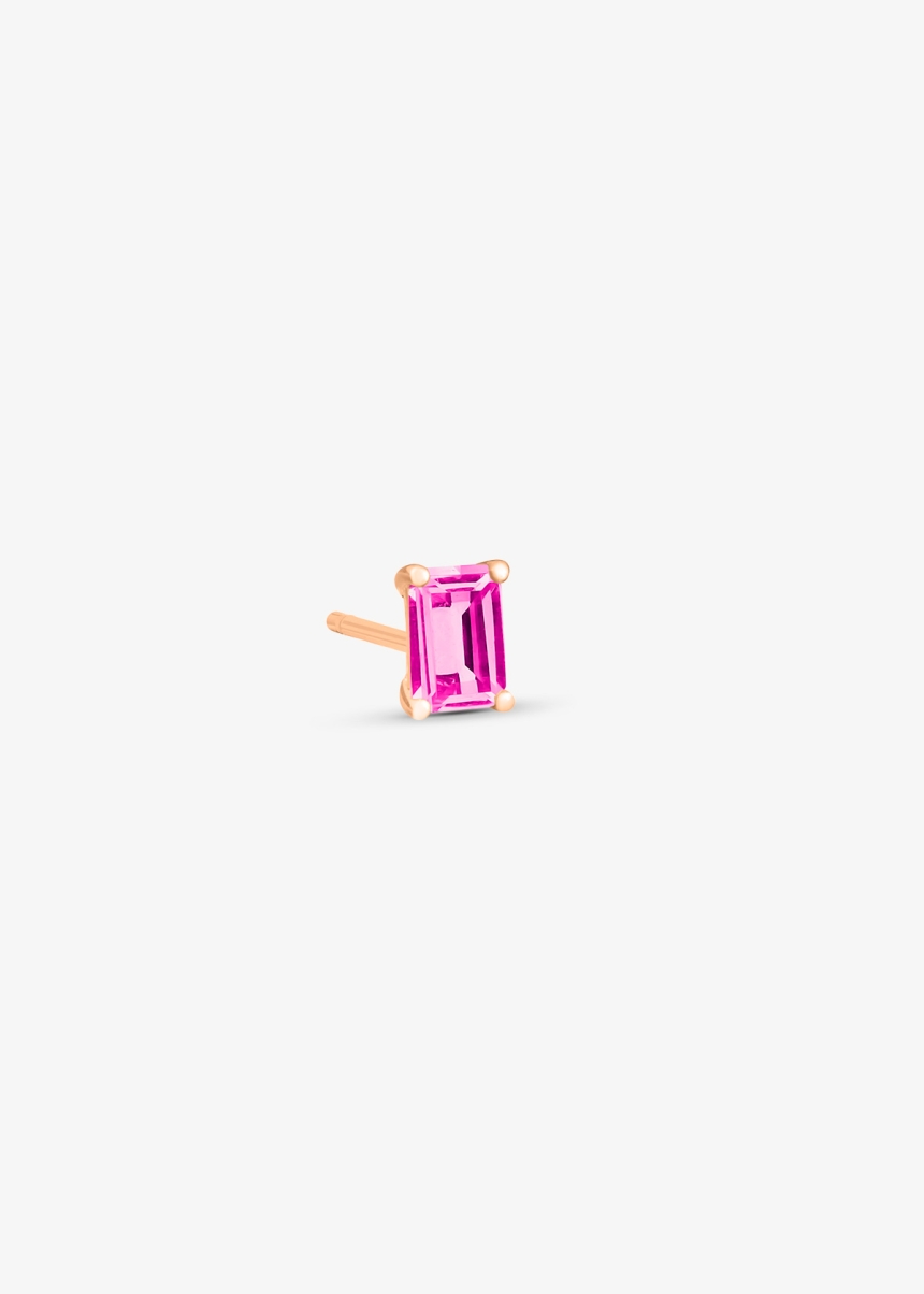 solo cocktail pink topaz stud