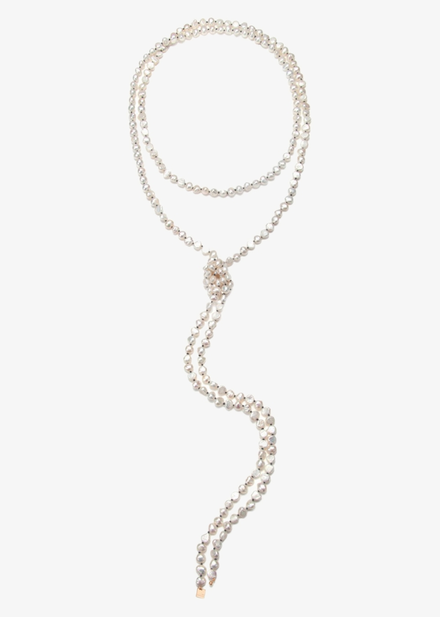 XL pearl sautoir black cordon