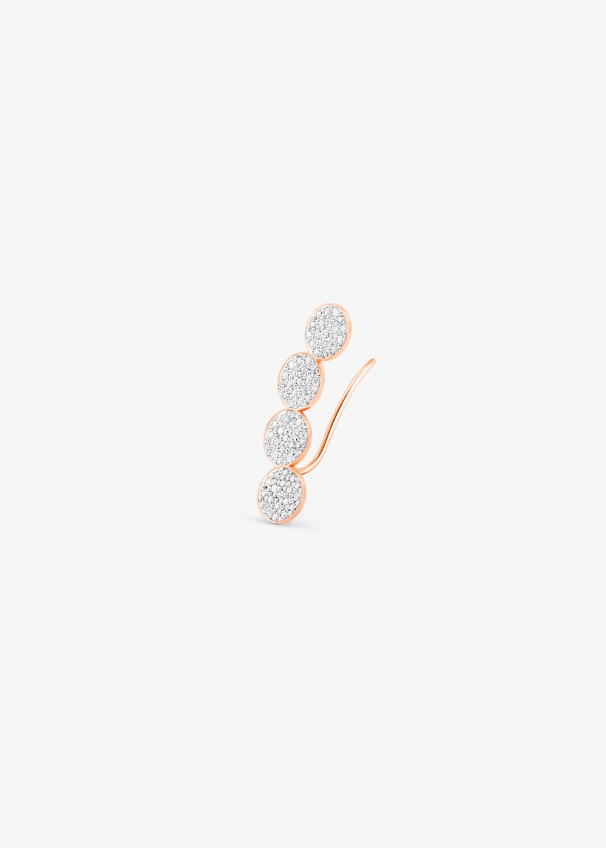 mini ever solo right diamond arc earring