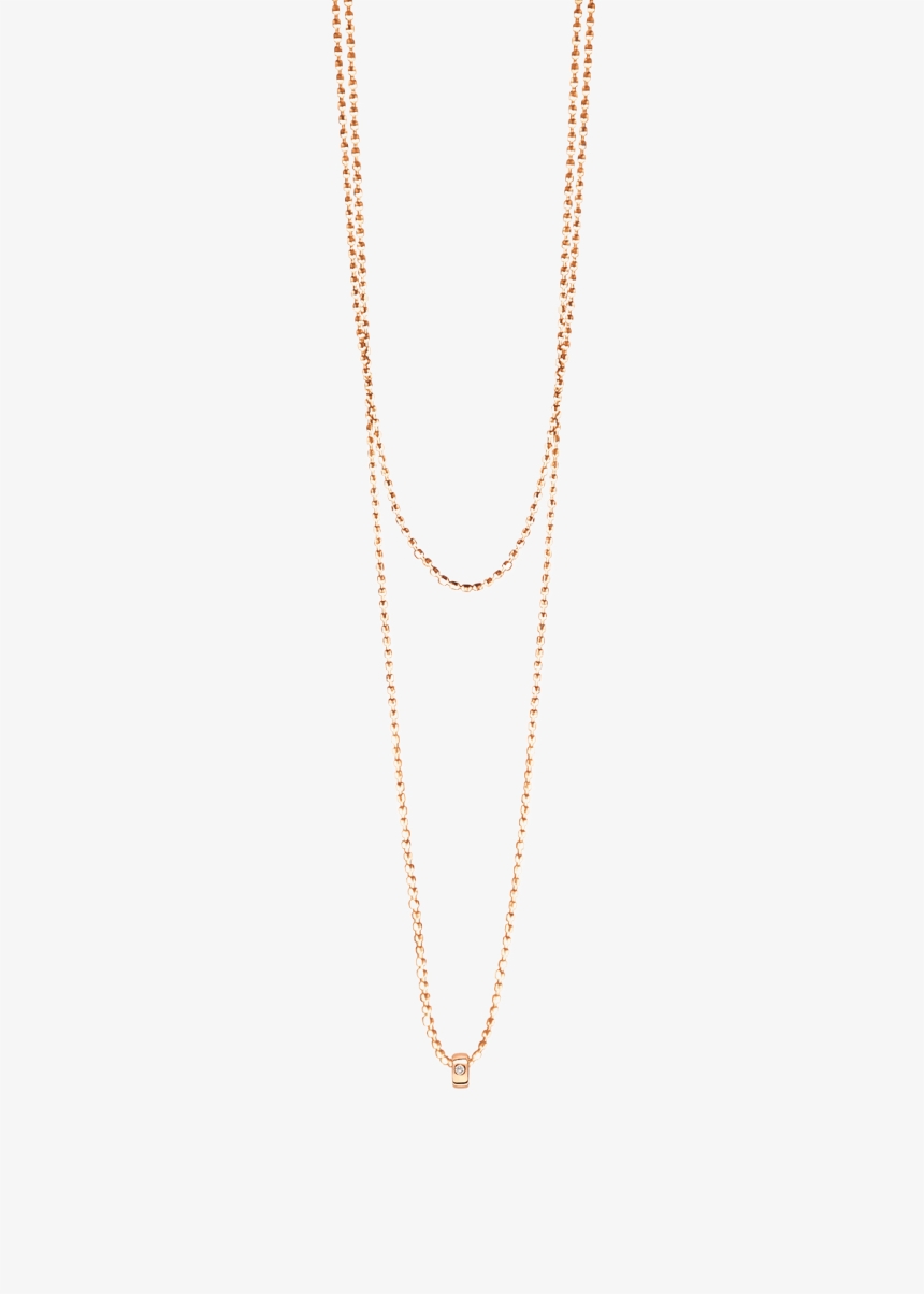 mini tube & diam sautoir